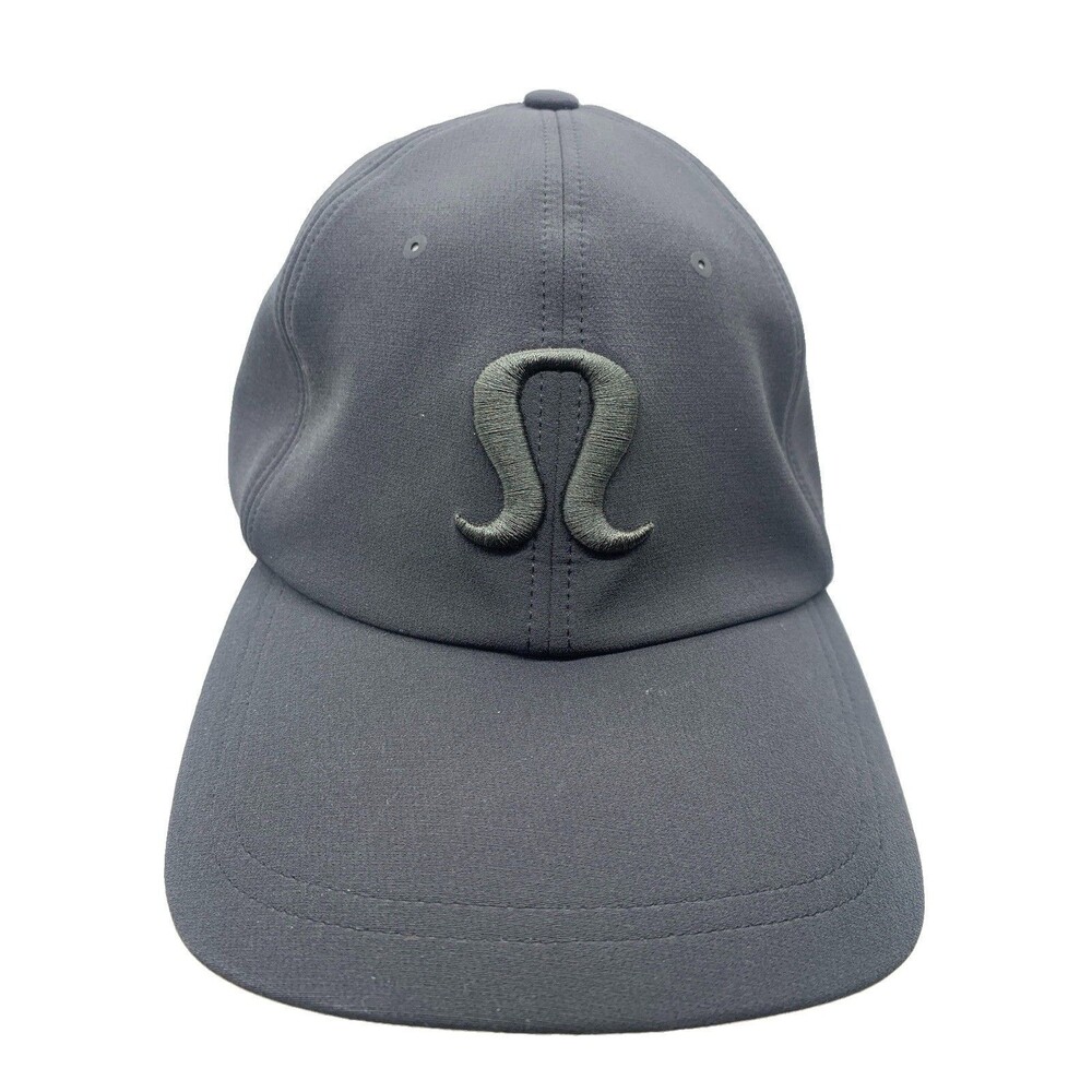 Lululemon Mens Fast and Free Running Hat Dark Charcoal Grey Snapback O/S LM9AI8S